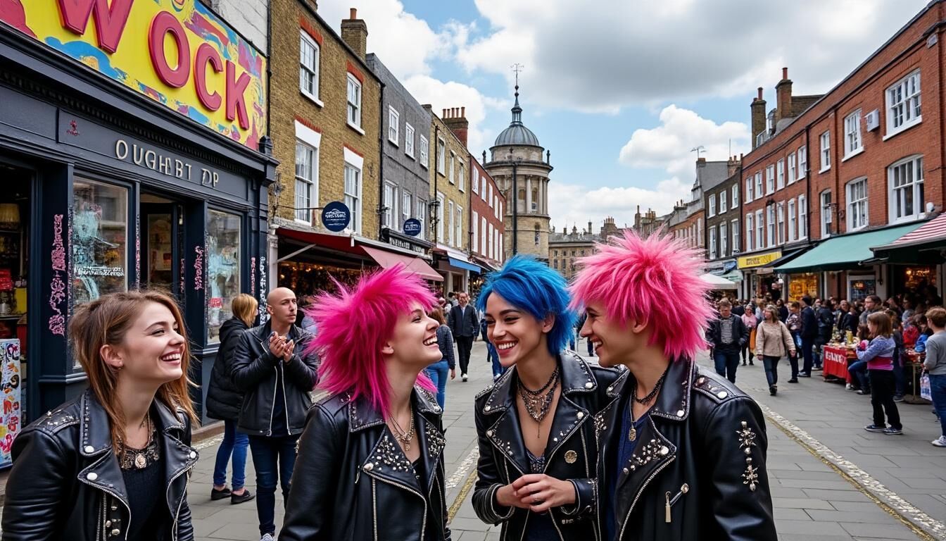 Découvrez les incontournables de Camden Town, l'épicentre de la culture punk à Londres. Plongez dans l'ambiance unique de ce quartier vibrant, entre marchés animés, boutiques alternatives et musique live. Explorez l'histoire riche et le style audacieux qui font de Camden un lieu emblématique à ne pas manquer lors de votre visite à Londres.