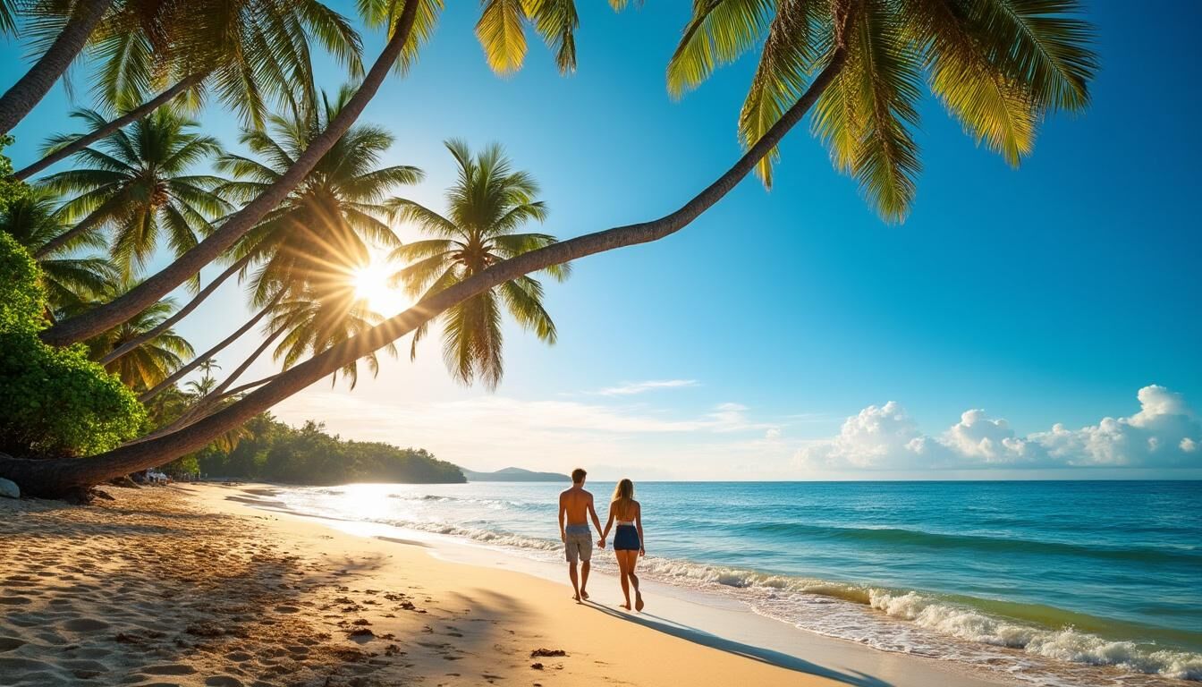 Découvrez nos 12 destinations coups de cœur pour profiter du soleil en janvier. Évadez-vous vers des lieux enchanteurs où la chaleur et le bonheur vous attendent. Que vous rêviez d'exotisme ou de plages ensoleillées, trouvez votre prochain paradis hivernal!