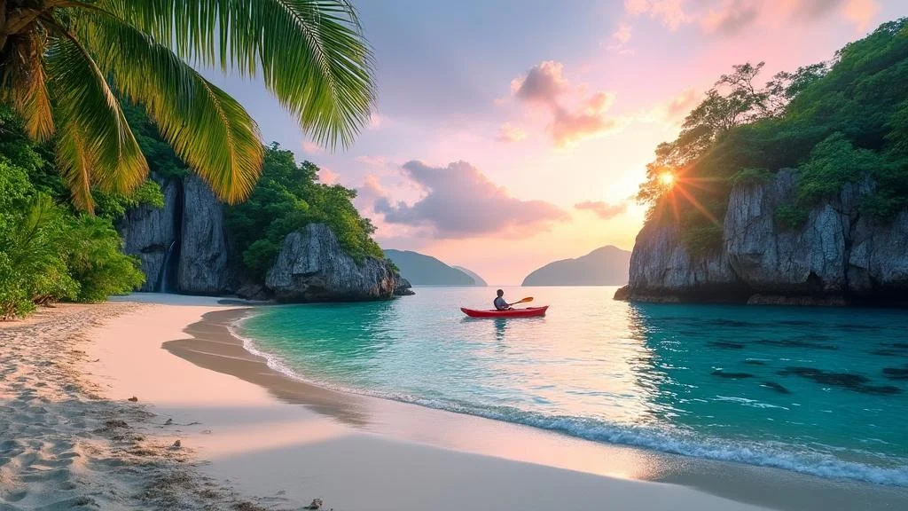 Plage idyllique et forêt tropicale de Koh Chang dans la province de Trat, nature et tourisme responsable